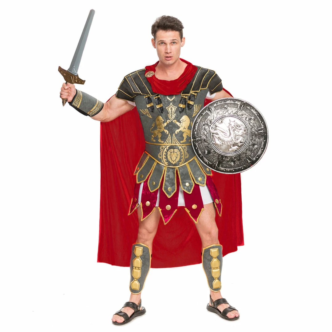 Spooktacular Creations Brave Men's Roman Gladiator Costume Set Adult Costumes 3 Spooktacular Creations Brave Men's Roman Gladiator Costume Set Adult Costumes