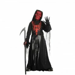 Spooktacular Creations Red Skull Reaper Costume For Boys Cosplay - Child Child Costumes 14 Spooktacular Creations Red Skull Reaper Costume For Boys Cosplay - Child Child Costumes
