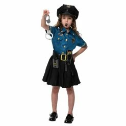 Spooktacular Creations Girls Police Costume For Role Play Cosplay