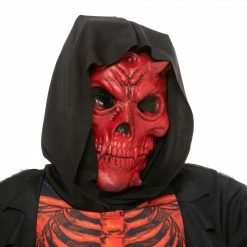 Spooktacular Creations Red Skull Reaper Costume For Boys Cosplay - Child Child Costumes 15 Spooktacular Creations Red Skull Reaper Costume For Boys Cosplay - Child Child Costumes