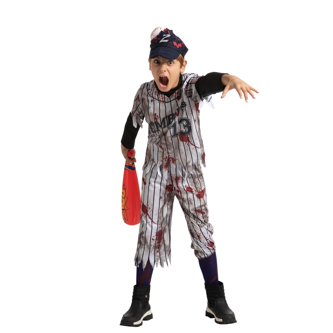 Spooktacular Creations Scary Baseball Player Zombie Costume Cosplay - Child 10 Spooktacular Creations Scary Baseball Player Zombie Costume Cosplay - Child