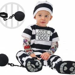 Spooktacular Creations Prisoner Infant Costume Cosplay Set