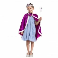 Spooktacular Creations Princess Costume Cosplay Accessories Set (Purple)