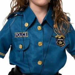 Spooktacular Creations Girls Police Costume For Role Play Cosplay