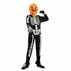 Spooktacular Creations Child Costumes Skeleton Pumpkin Head Costume - Child 11 Spooktacular Creations Child Costumes Skeleton Pumpkin Head Costume - Child