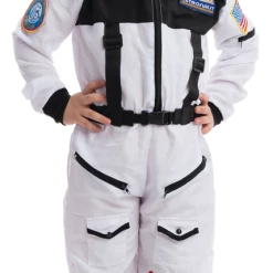 Spooktacular Creations Child Costumes Astronaut NASA Pilot Costume With Movable Visor Helmet For Kids