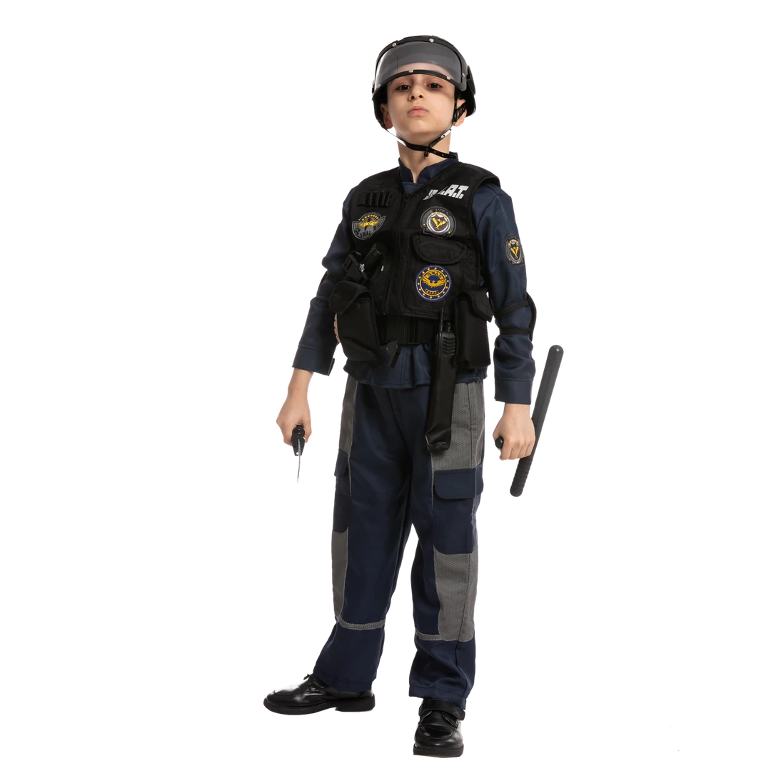 Spooktacular Creations Classic Costumes SWAT Fighter Costume Role Play Cosplay - Child 10 Spooktacular Creations Classic Costumes SWAT Fighter Costume Role Play Cosplay - Child