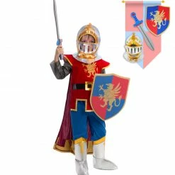 Spooktacular Creations Medieval Knight Costume Role Play Cosplay- Child Historical Costumes