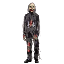 Spooktacular Creations Scary Costumes Horror Black Zombie Costume Cosplay - Child 11 Spooktacular Creations Scary Costumes Horror Black Zombie Costume Cosplay - Child